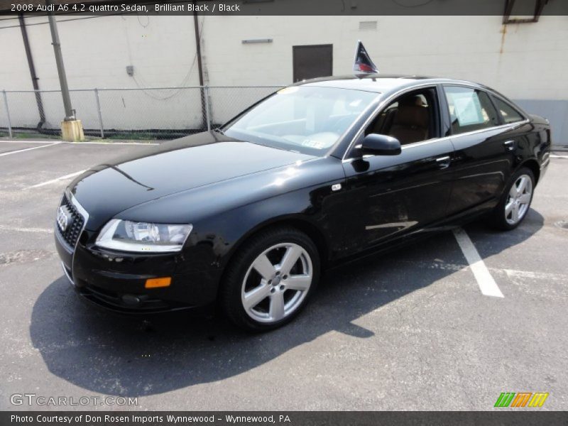 Brilliant Black / Black 2008 Audi A6 4.2 quattro Sedan