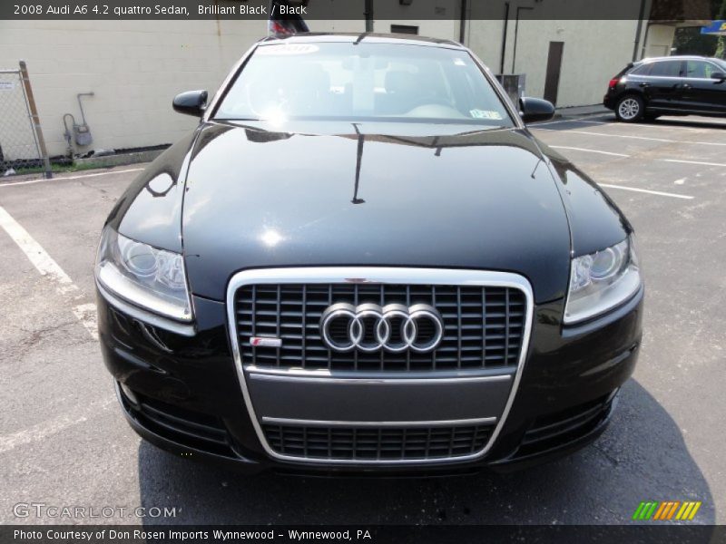 Brilliant Black / Black 2008 Audi A6 4.2 quattro Sedan