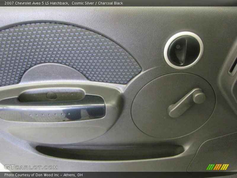Cosmic Silver / Charcoal Black 2007 Chevrolet Aveo 5 LS Hatchback
