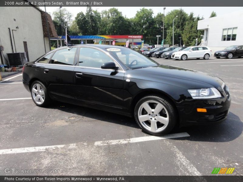 Brilliant Black / Black 2008 Audi A6 4.2 quattro Sedan
