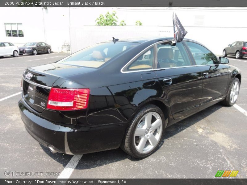 Brilliant Black / Black 2008 Audi A6 4.2 quattro Sedan