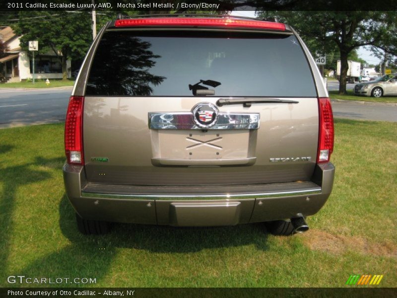 Mocha Steel Metallic / Ebony/Ebony 2011 Cadillac Escalade Luxury AWD