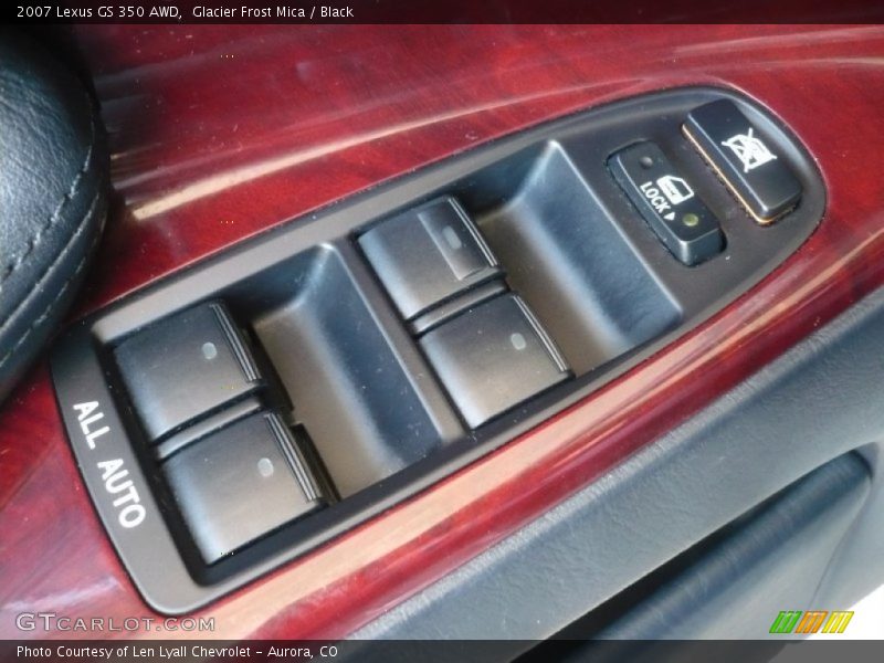 Glacier Frost Mica / Black 2007 Lexus GS 350 AWD