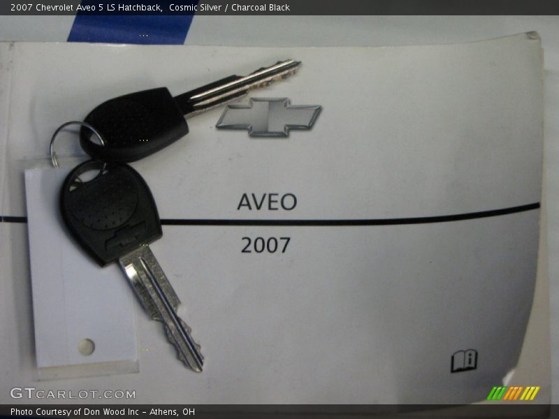 Cosmic Silver / Charcoal Black 2007 Chevrolet Aveo 5 LS Hatchback