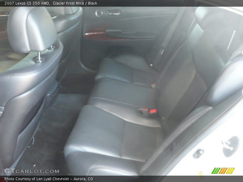 Glacier Frost Mica / Black 2007 Lexus GS 350 AWD