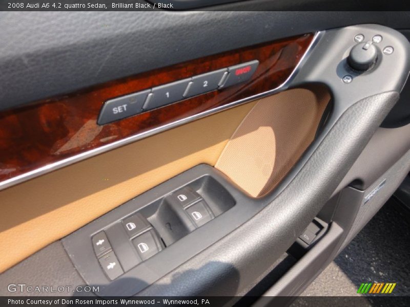 Brilliant Black / Black 2008 Audi A6 4.2 quattro Sedan