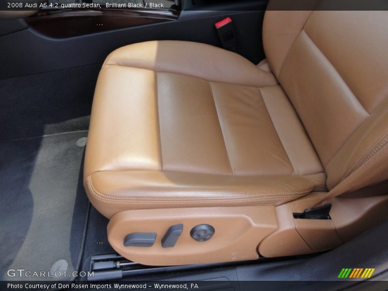 Brilliant Black / Black 2008 Audi A6 4.2 quattro Sedan