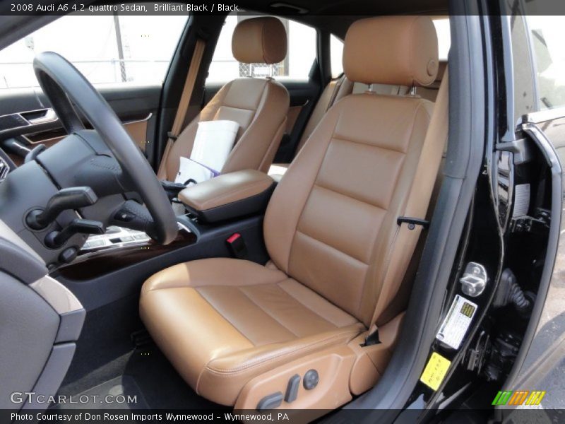 Brilliant Black / Black 2008 Audi A6 4.2 quattro Sedan