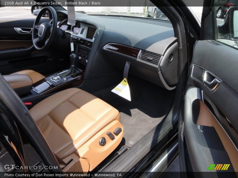 Brilliant Black / Black 2008 Audi A6 4.2 quattro Sedan
