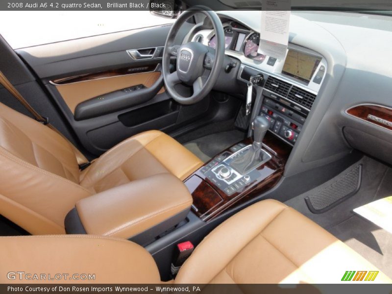 Brilliant Black / Black 2008 Audi A6 4.2 quattro Sedan