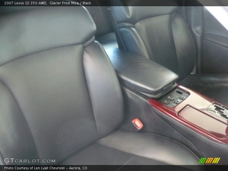 Glacier Frost Mica / Black 2007 Lexus GS 350 AWD