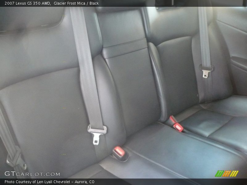 Glacier Frost Mica / Black 2007 Lexus GS 350 AWD
