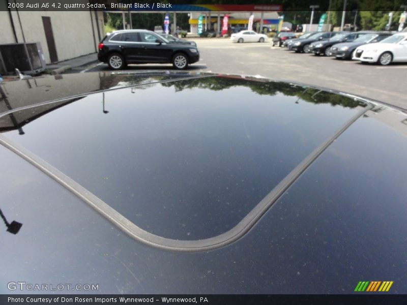 Brilliant Black / Black 2008 Audi A6 4.2 quattro Sedan