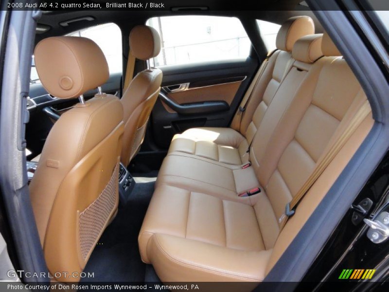 Brilliant Black / Black 2008 Audi A6 4.2 quattro Sedan