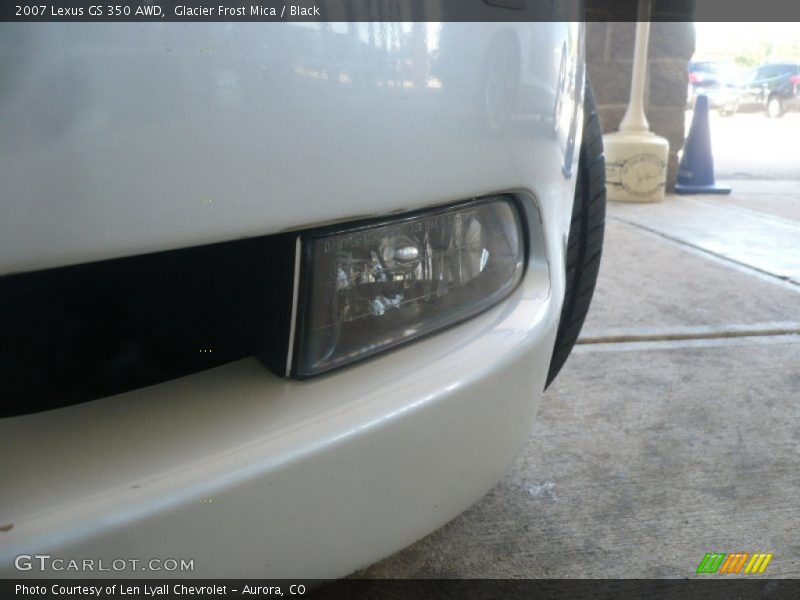 Glacier Frost Mica / Black 2007 Lexus GS 350 AWD