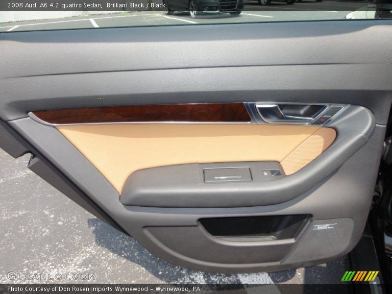 Brilliant Black / Black 2008 Audi A6 4.2 quattro Sedan