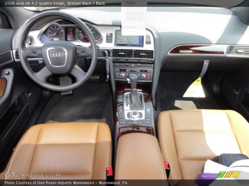 Brilliant Black / Black 2008 Audi A6 4.2 quattro Sedan