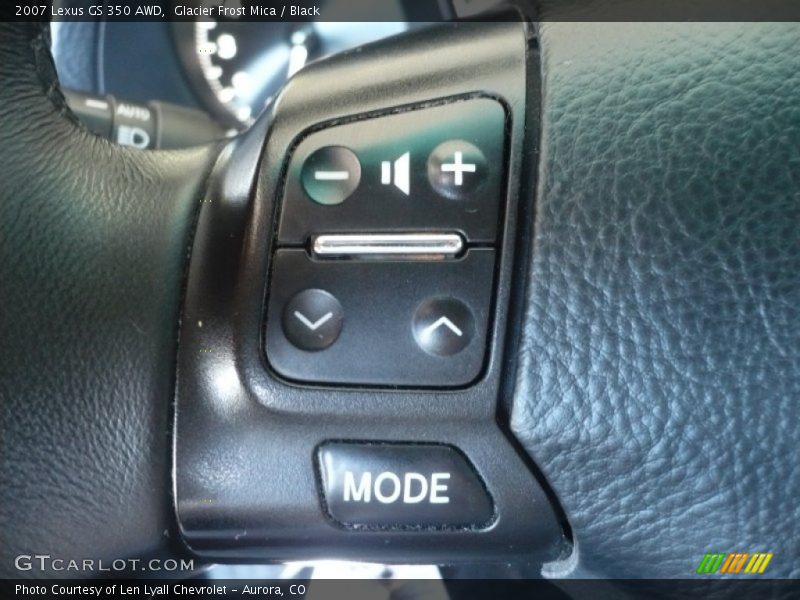 Glacier Frost Mica / Black 2007 Lexus GS 350 AWD