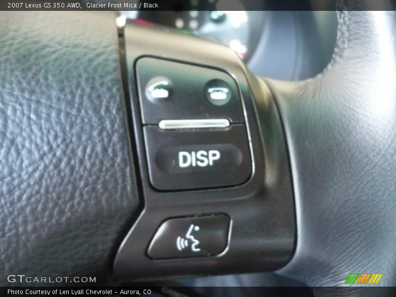 Glacier Frost Mica / Black 2007 Lexus GS 350 AWD