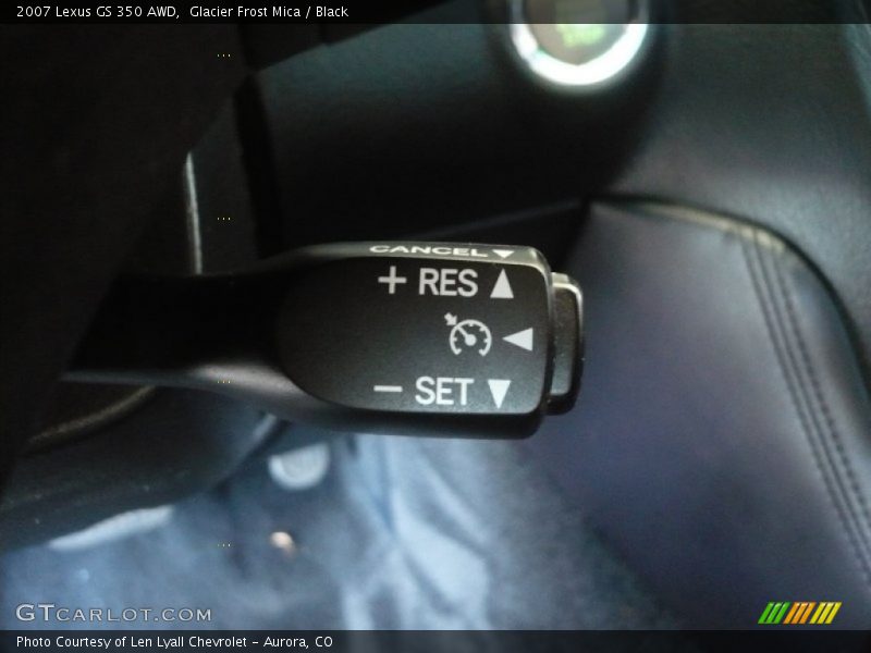 Glacier Frost Mica / Black 2007 Lexus GS 350 AWD