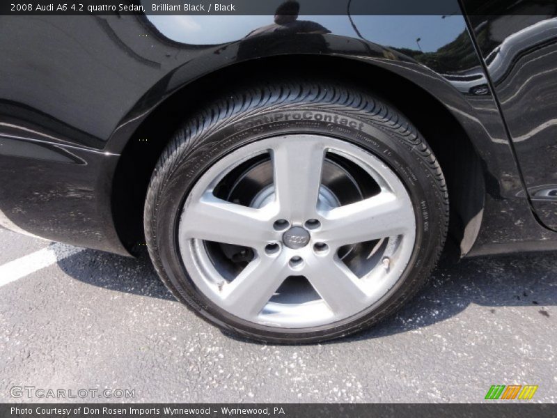 Brilliant Black / Black 2008 Audi A6 4.2 quattro Sedan