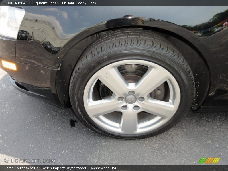 Brilliant Black / Black 2008 Audi A6 4.2 quattro Sedan