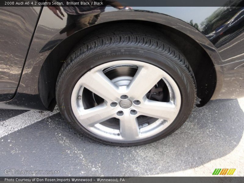 Brilliant Black / Black 2008 Audi A6 4.2 quattro Sedan