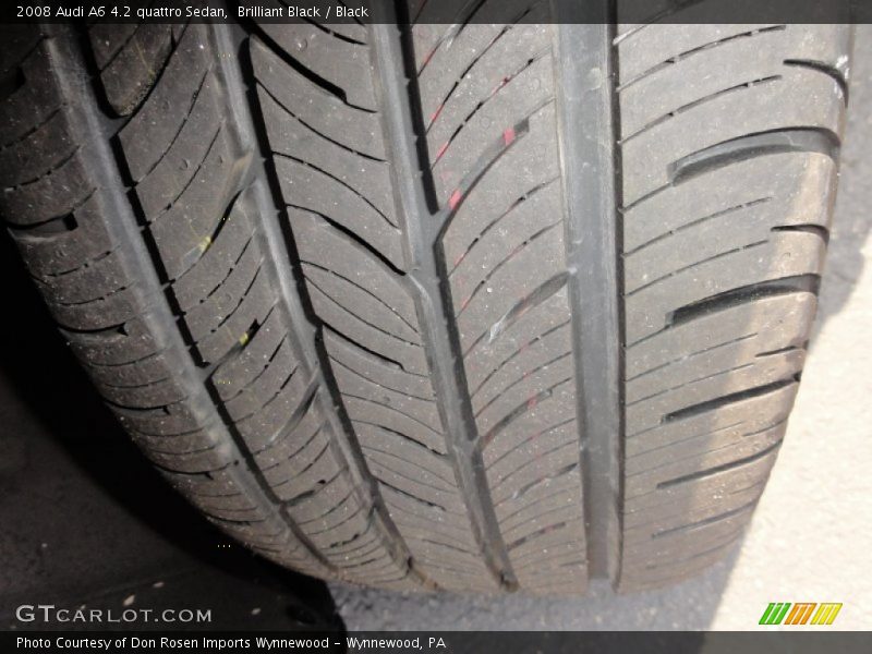Brilliant Black / Black 2008 Audi A6 4.2 quattro Sedan