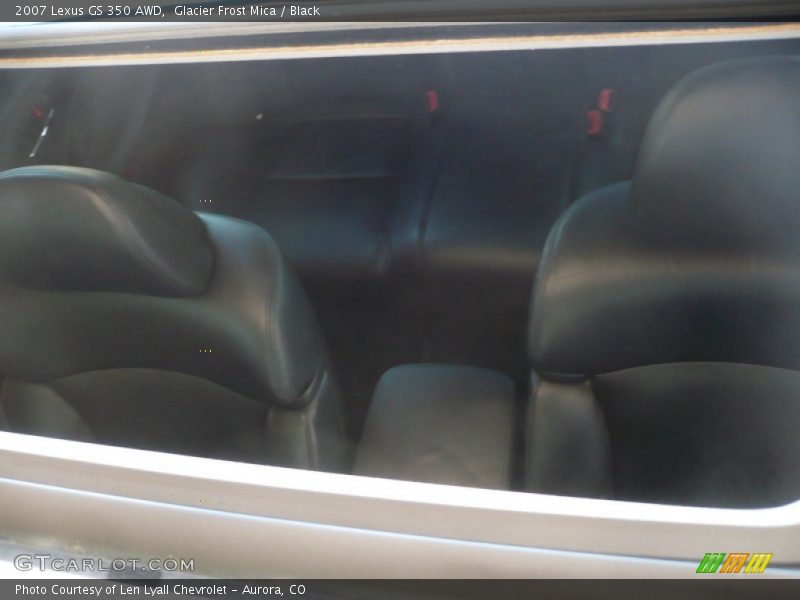 Glacier Frost Mica / Black 2007 Lexus GS 350 AWD