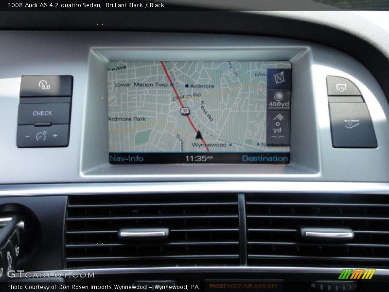 Brilliant Black / Black 2008 Audi A6 4.2 quattro Sedan