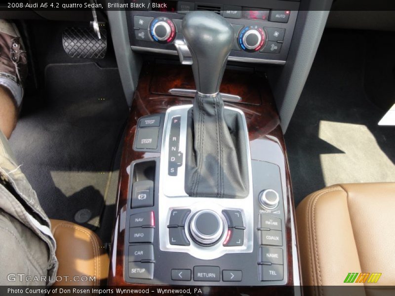 Brilliant Black / Black 2008 Audi A6 4.2 quattro Sedan