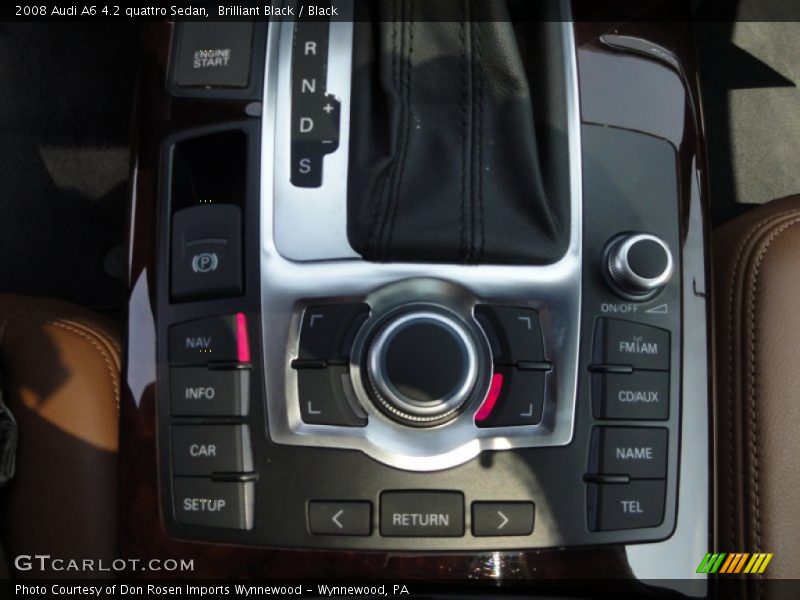 Brilliant Black / Black 2008 Audi A6 4.2 quattro Sedan