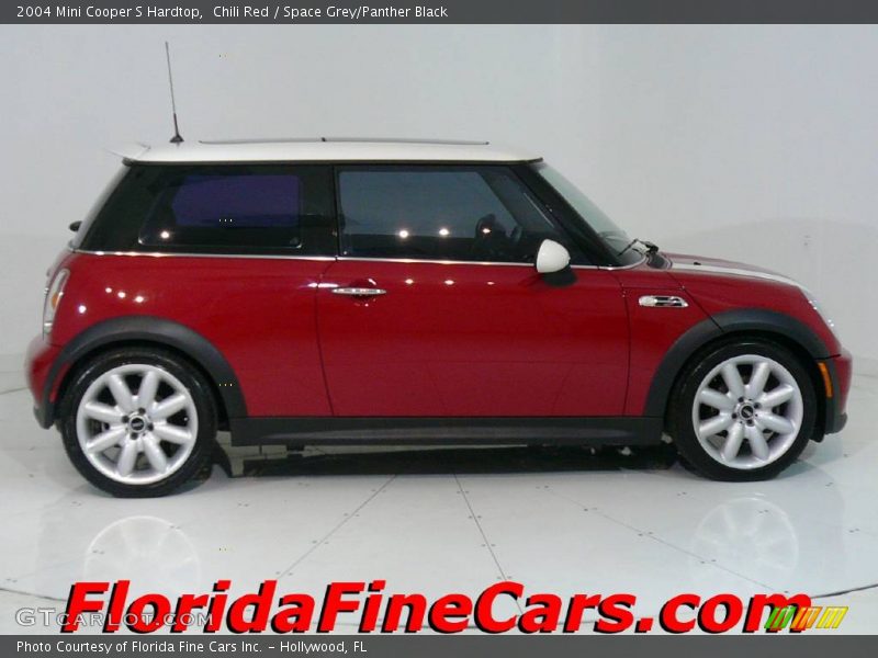 Chili Red / Space Grey/Panther Black 2004 Mini Cooper S Hardtop