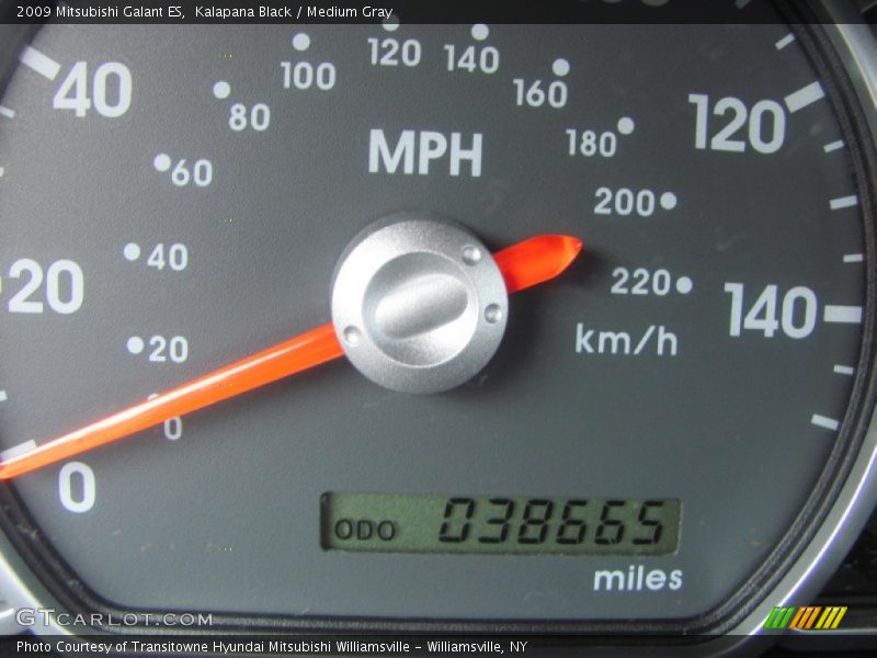 Kalapana Black / Medium Gray 2009 Mitsubishi Galant ES
