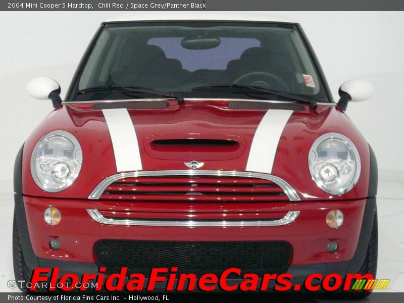 Chili Red / Space Grey/Panther Black 2004 Mini Cooper S Hardtop