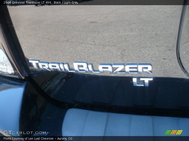 Black / Light Gray 2008 Chevrolet TrailBlazer LT 4x4