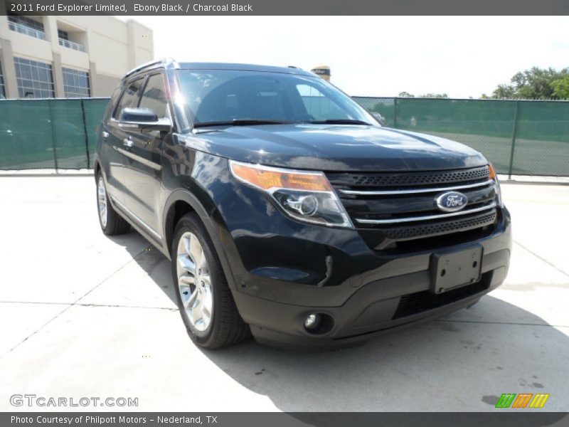Ebony Black / Charcoal Black 2011 Ford Explorer Limited