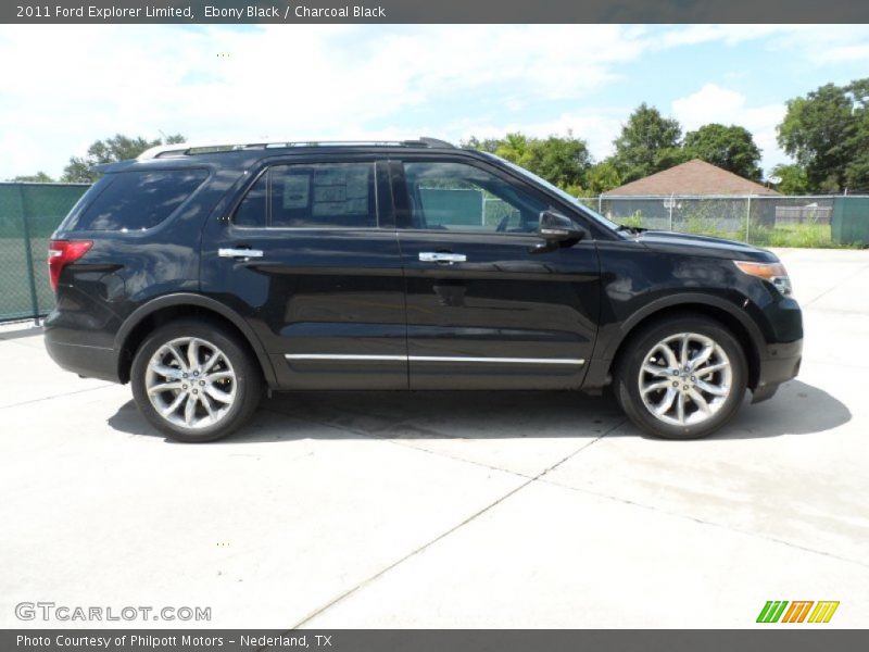 Ebony Black / Charcoal Black 2011 Ford Explorer Limited