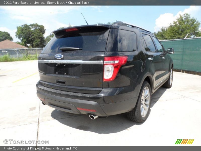 Ebony Black / Charcoal Black 2011 Ford Explorer Limited