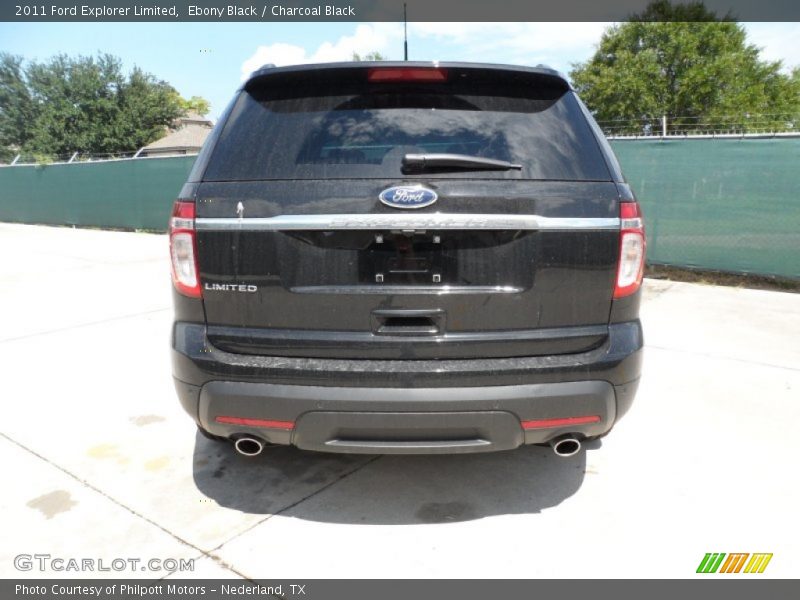 Ebony Black / Charcoal Black 2011 Ford Explorer Limited