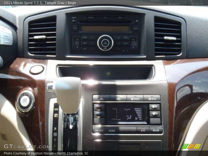 Twilight Gray / Beige 2011 Nissan Quest 3.5 S