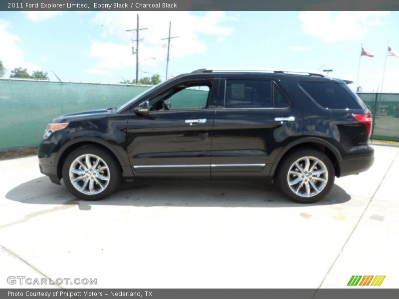 Ebony Black / Charcoal Black 2011 Ford Explorer Limited