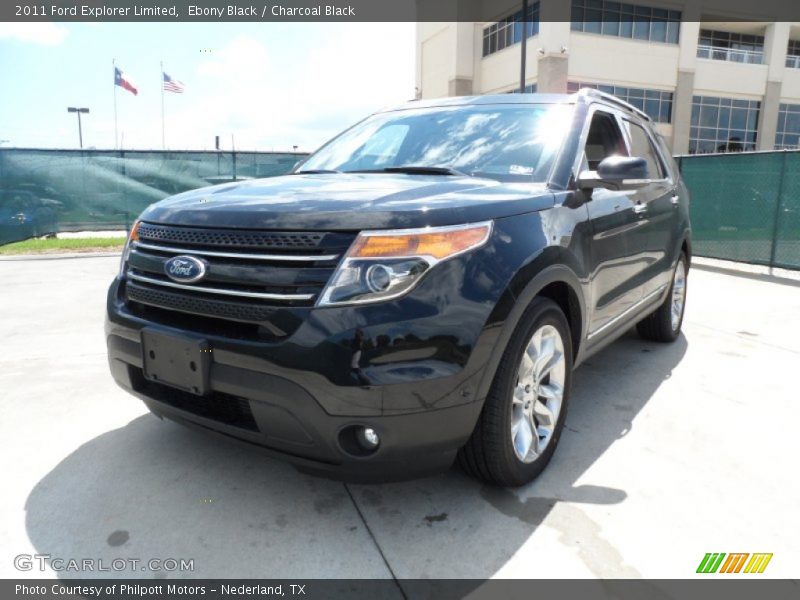 Ebony Black / Charcoal Black 2011 Ford Explorer Limited