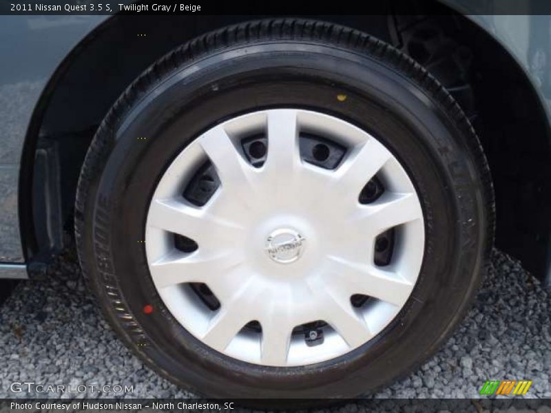 Twilight Gray / Beige 2011 Nissan Quest 3.5 S