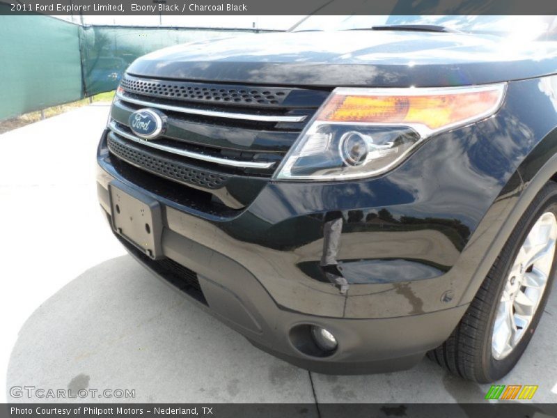 Ebony Black / Charcoal Black 2011 Ford Explorer Limited