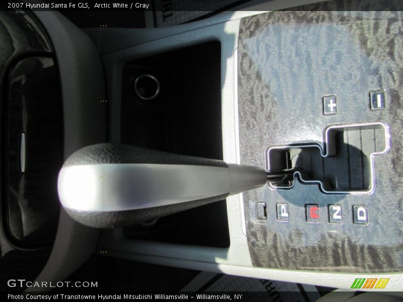 Arctic White / Gray 2007 Hyundai Santa Fe GLS