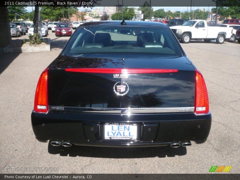 Black Raven / Ebony 2011 Cadillac DTS Premium