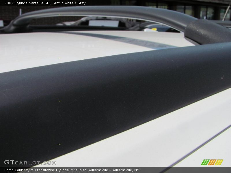 Arctic White / Gray 2007 Hyundai Santa Fe GLS