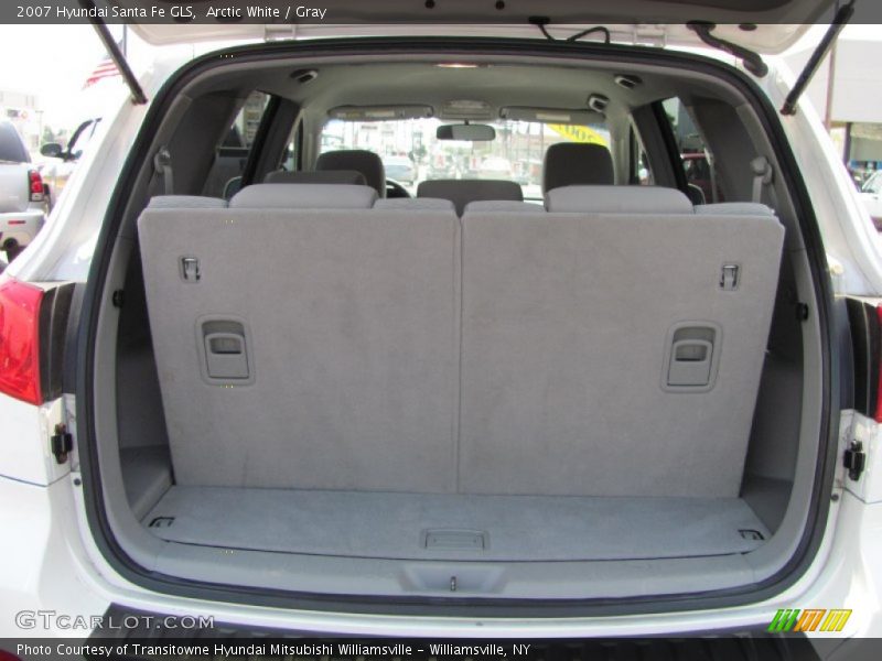 Arctic White / Gray 2007 Hyundai Santa Fe GLS