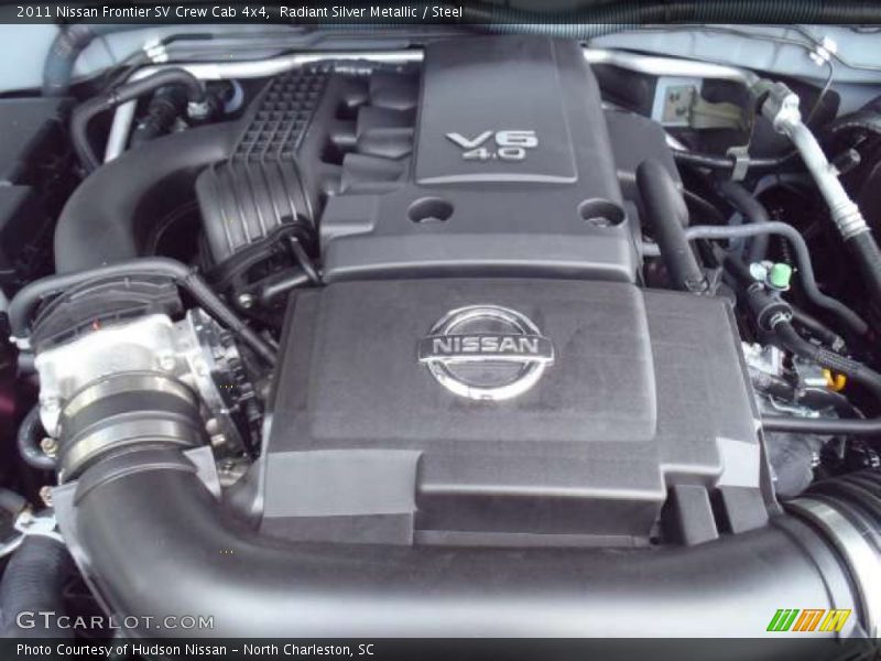 Radiant Silver Metallic / Steel 2011 Nissan Frontier SV Crew Cab 4x4